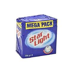 Star Light Detergent Bar - 4x250 gm